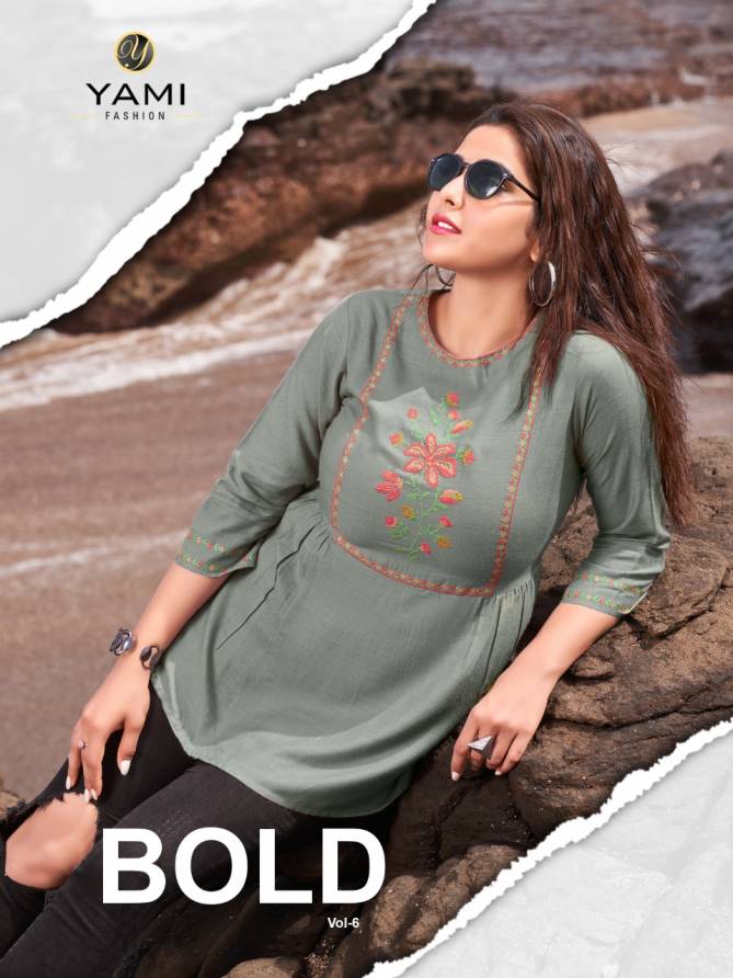 Yami Bold 6 New Designer Fancy Wear Wholesale Western Top Collection